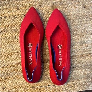 Rothy's Women's Red Flats
